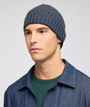 Bettetto in cashmere blu petrolio