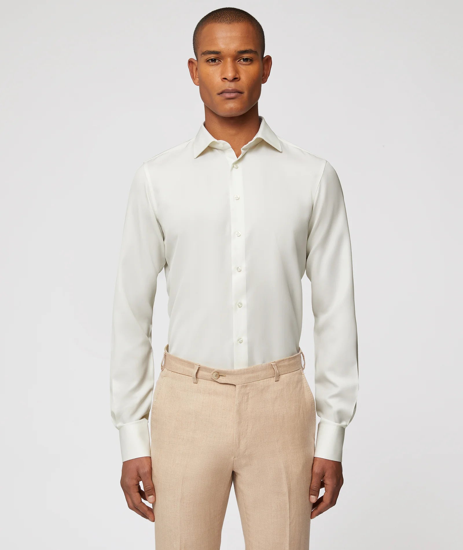 Camisa A Medida Hombre Camisa A Medida Para Hombre Blanca De Lana