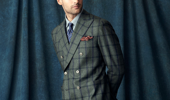 The modern double breasted suit: Italian style for 6x2, 4x2 button jackets