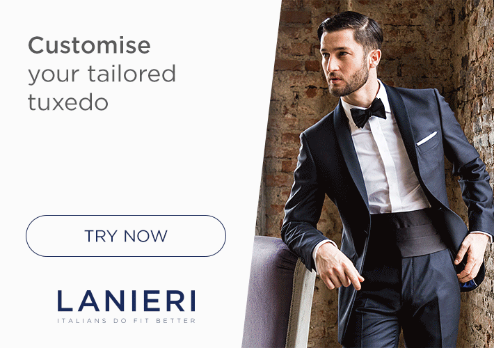 Customise your tailored tuxedo