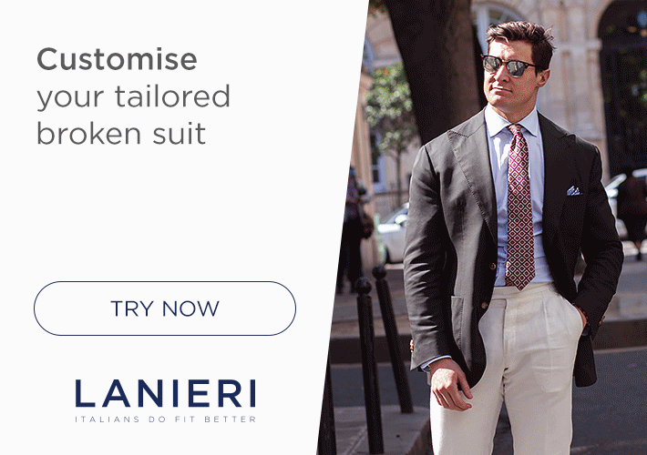 Customise your tailored broken suit