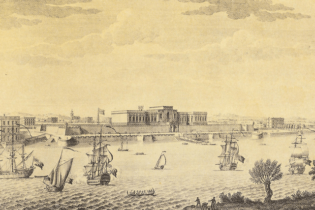 East India Company - Jan van Ryn Print, 1754. (London, British Library)