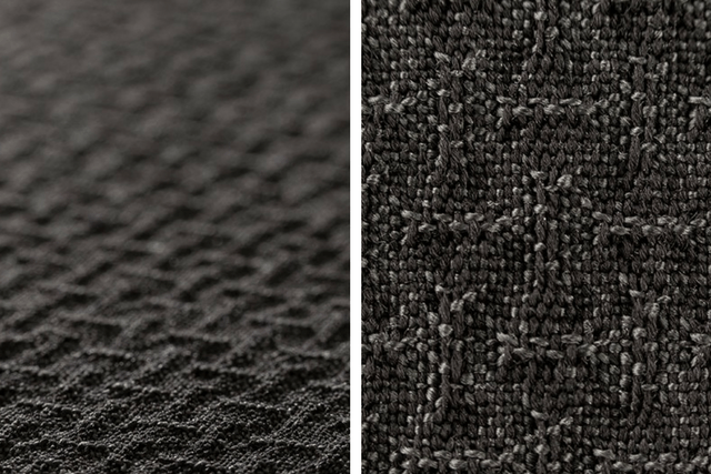 Seersucker fabric weave details