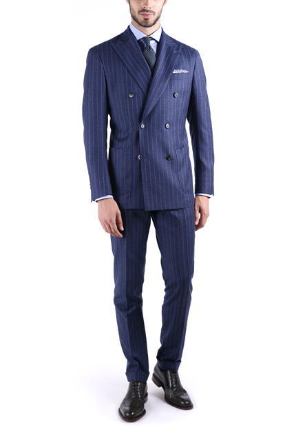 Mans made-to-measure suit tailored by Lanieri