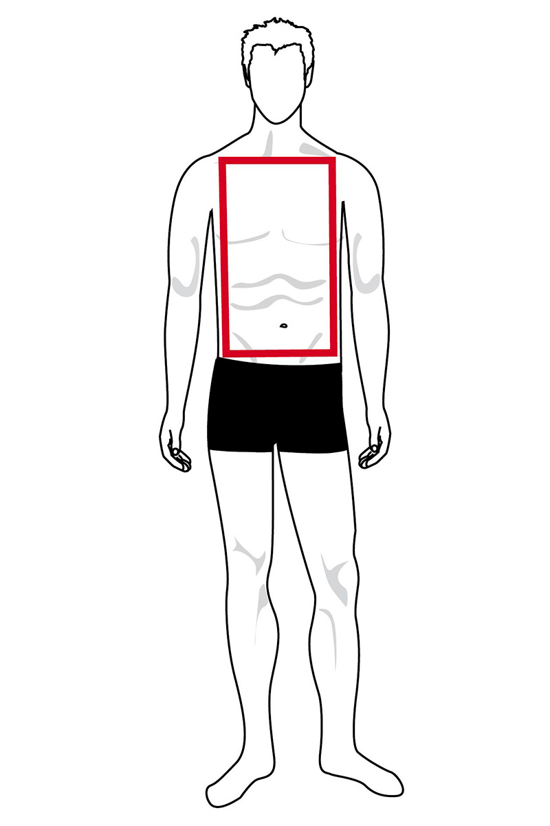 The shape of the rectangle body