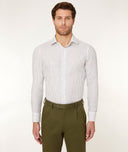 Camicia Marrone Lino