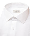 Camicia Cotone Bianco Piquet