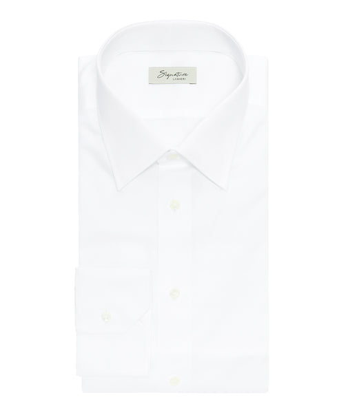 Camicia Cerimonia Bianca Twill