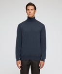 Maglione in cashmere blu petrolio