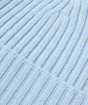 Berretto in cashmere azzurro