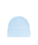 Berretto in cashmere azzurro