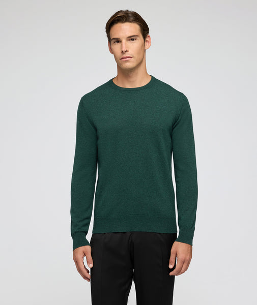 Maglione in cashmere verde