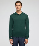 Maglione in cashmere verde
