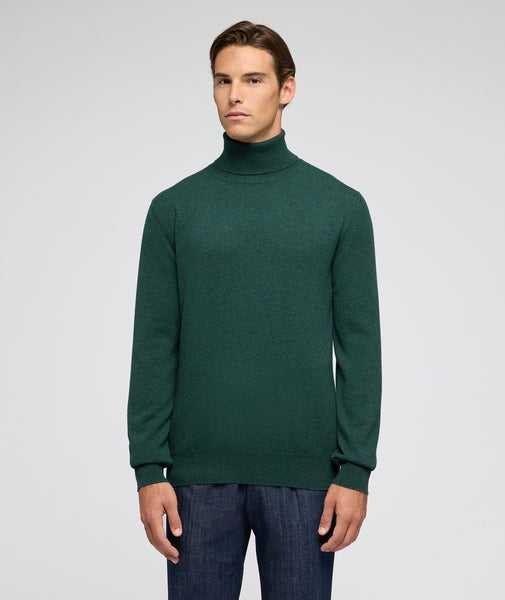 Maglione in cashmere verde