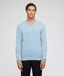 Maglione in cashmere azzurro