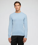 Maglione in cashmere azzurro