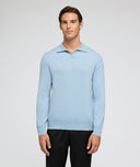 Maglione in cashmere azzurro