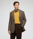Chaqueta de lana knickerbocker marrón