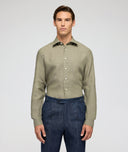 Camicia Verde Oliva Lino