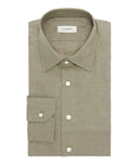 Camicia Verde Oliva Lino