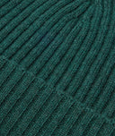 Gorro en cachemira verde