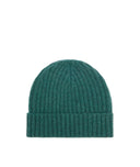Gorro en cachemira verde
