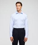 Camisa a rayas azules clares Pinpoint