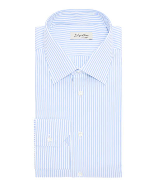 Camicia Righe Azzurre Pinpoint
