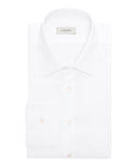 Camisa dobby de algodón blanca