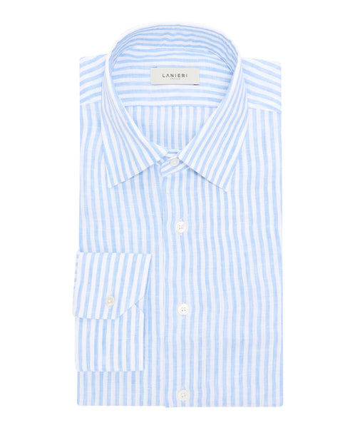Camicia Lino Celeste