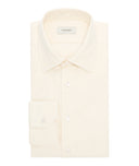 Camicia Flanella Cotone Bianco