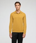 Maglione in cashmere ocra