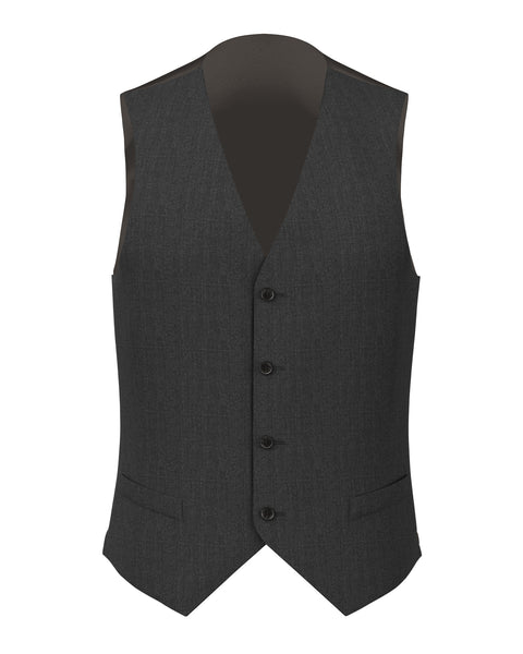 Gilet in lana grigio antipiega