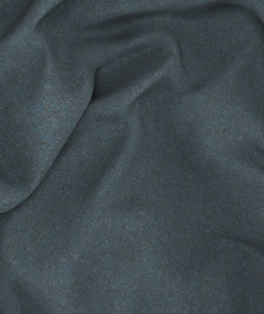 Flanella di lana e cashmere blu